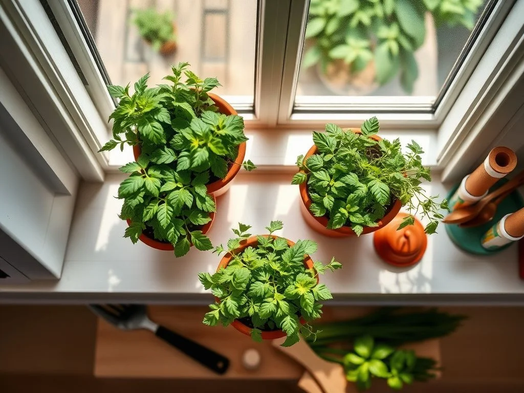 Bylinkový raj na parapete: Aby vám vonelo z okna celý rok